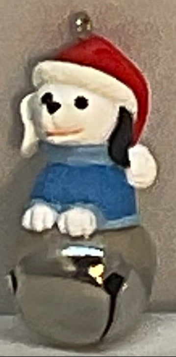 2005 NIB Hallmark Keepsake Miniature Ornament Christmas Bells #11, Pup
