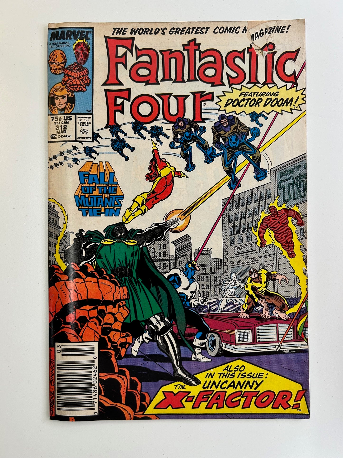Fantastic Four #312 Featuring Dr Doom Vintage 1988 Marvel Comic Book