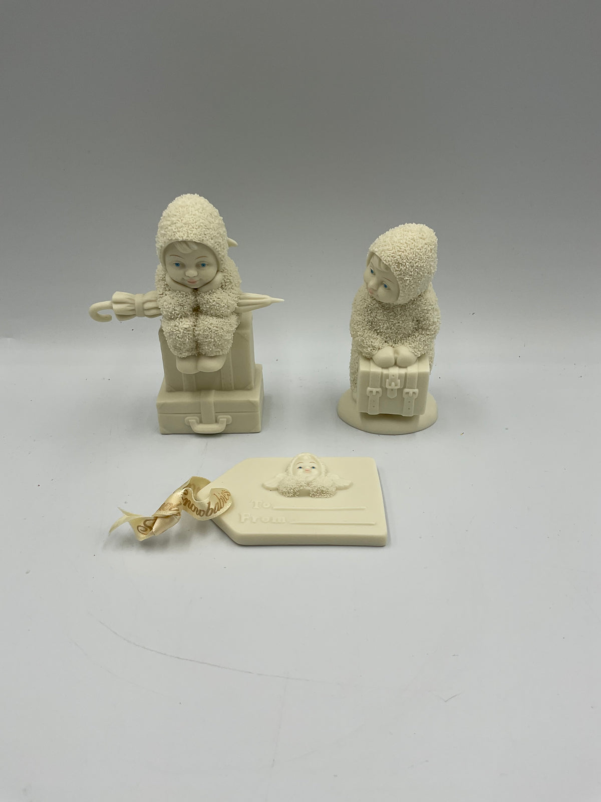 Department 56 Snowbabies 2001 Friendship Club Membership Kit Suitcase 69051