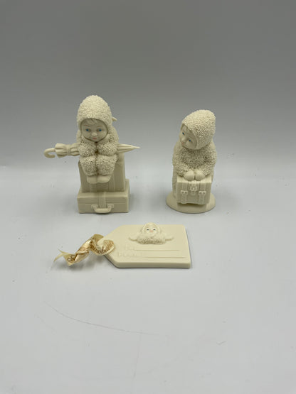 Department 56 Snowbabies 2001 Friendship Club Membership Kit Suitcase 69051
