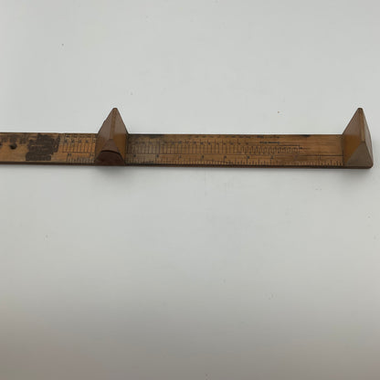 Vintage wooden Foot Measuring device
