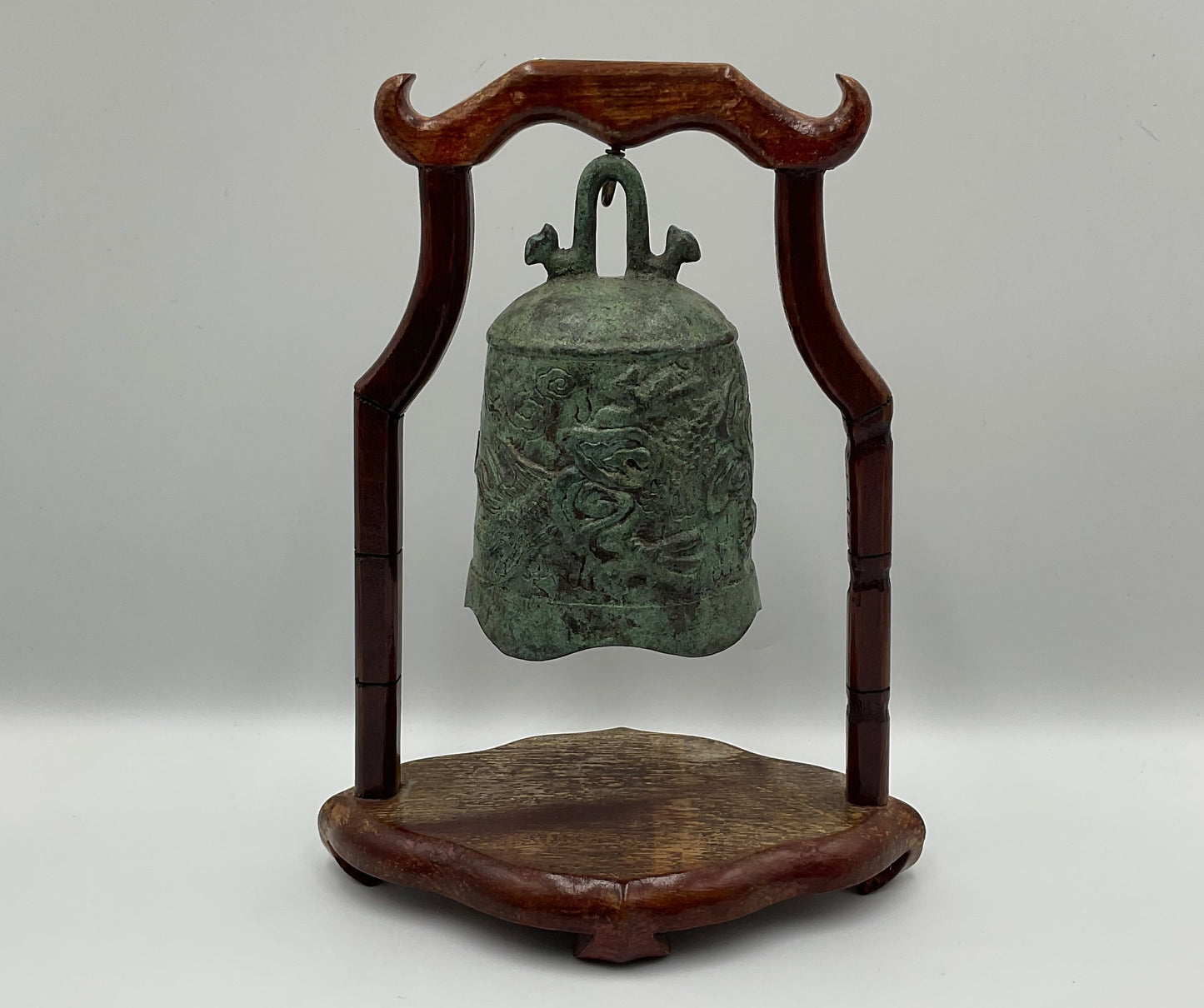 Chinese Antique Bronze Bell w/ Mallet