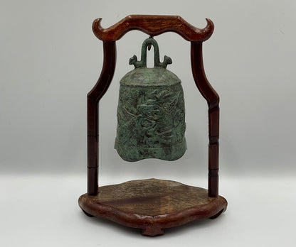 Chinese Antique Bronze Bell w/ Mallet
