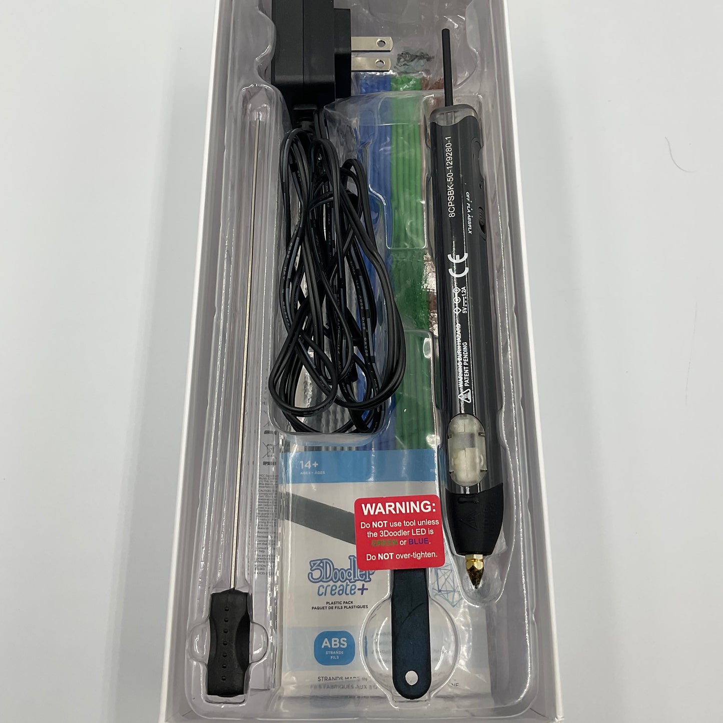 3Doodler create+ 3D Printing Pen with Bundle of Plastic Refills