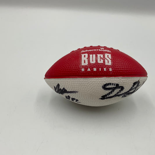 Buc Babies Autographed Foam Mini Football