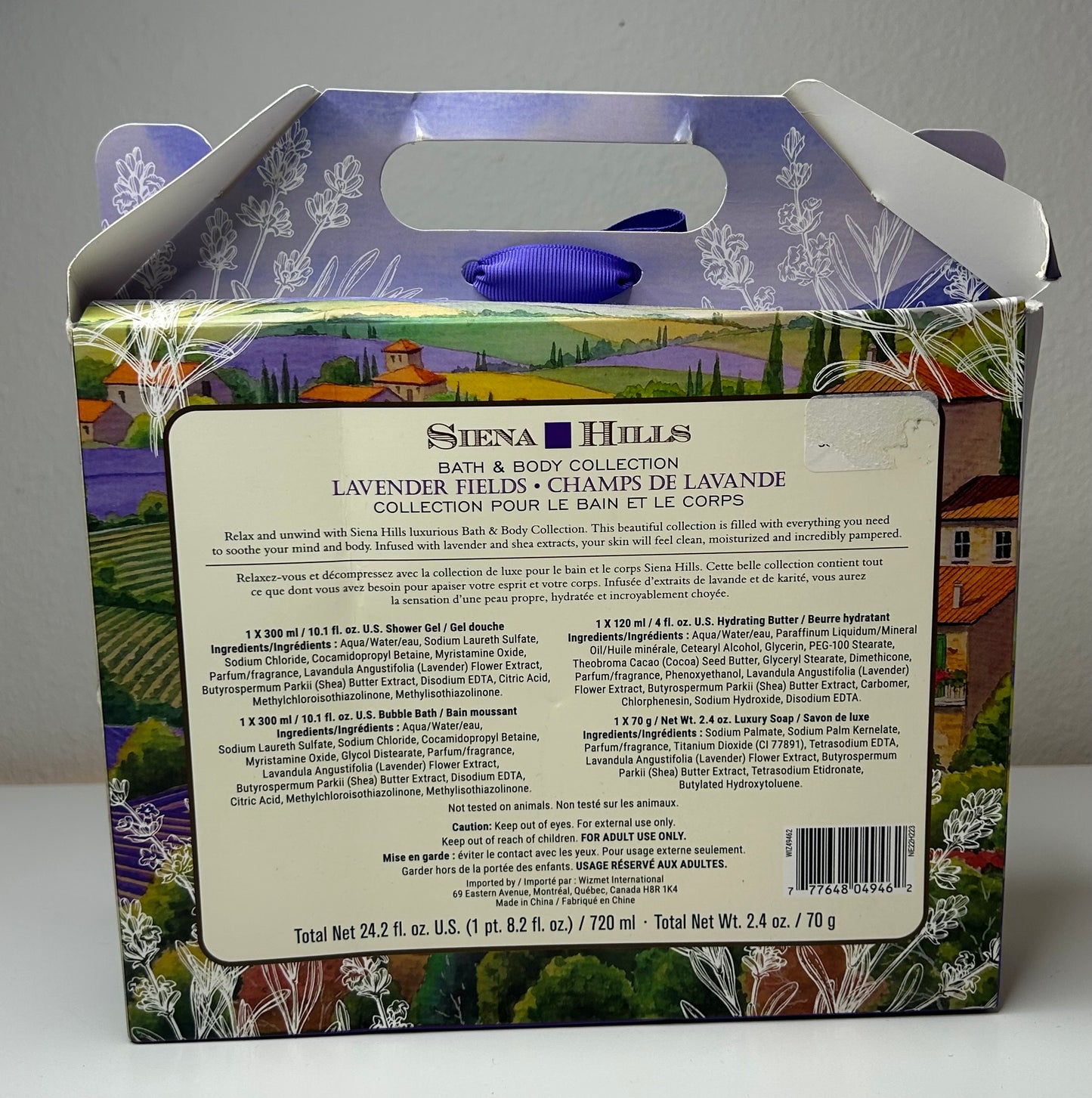 Siena Hills Lavender Fields Bath & Body Collection Gift Set