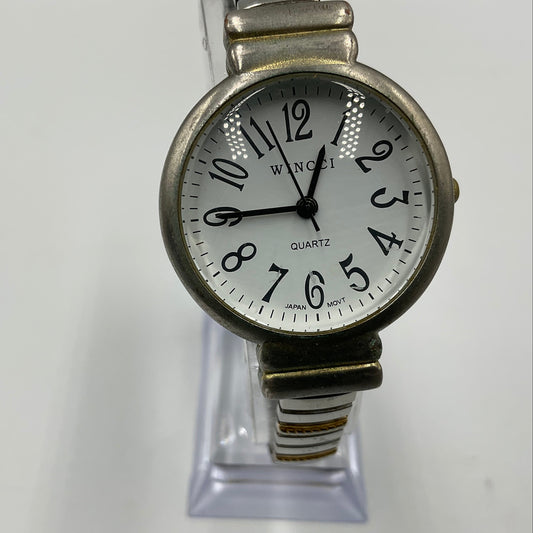 Wincci Two-Tone Expandable Band Quartz Watch New Battery Working Condition