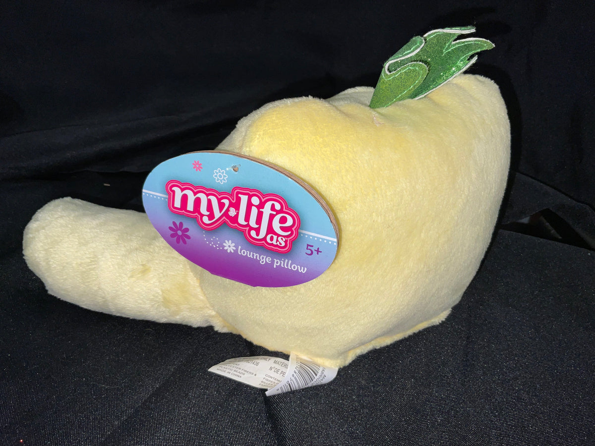 My Life As Yellow Pineapple Soft Plush Beanie Doll Mini Lounge Pillow Toy New with Tags