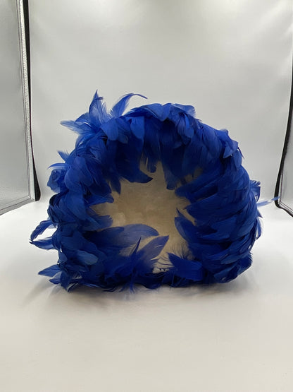 Vintage Hawaiian ʻUlīʻulī Feathered Coconut Rattle