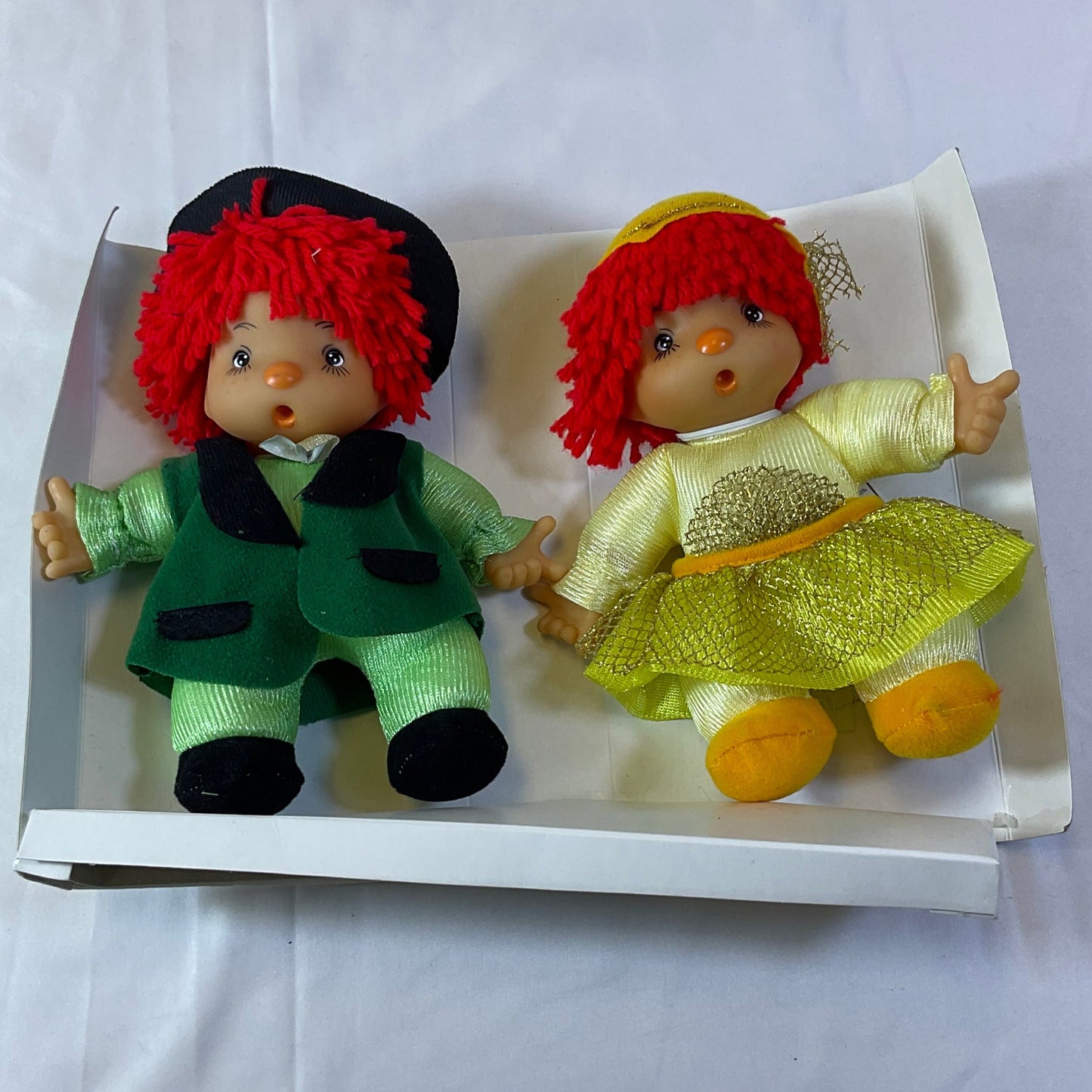 Patapouf Style Plush Dolls Set Pair (2) Made by Best Toys