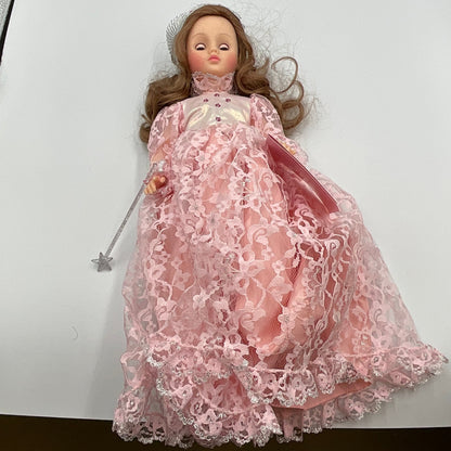 Vintage Madame Alexander The Wizard of Oz Glinda the Good Witch Doll with Tag , Pink Gown and Crown