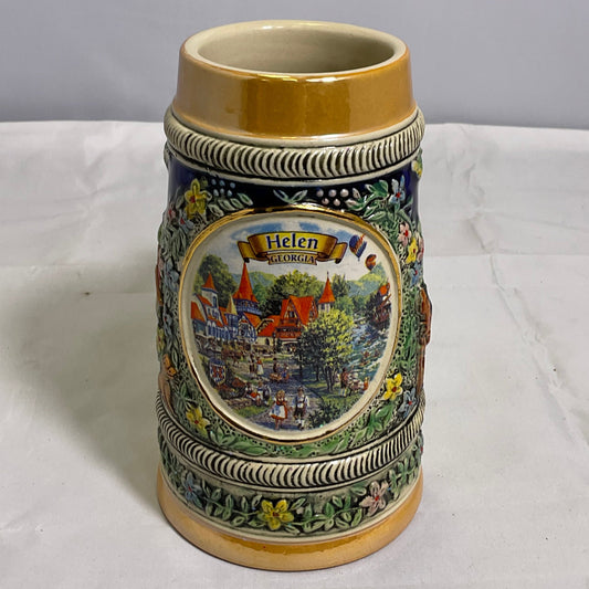 E.H.G Helen Georgia Collectible Bavarian Style Bier Stein Ceramic Beer Drinking Mug Cup