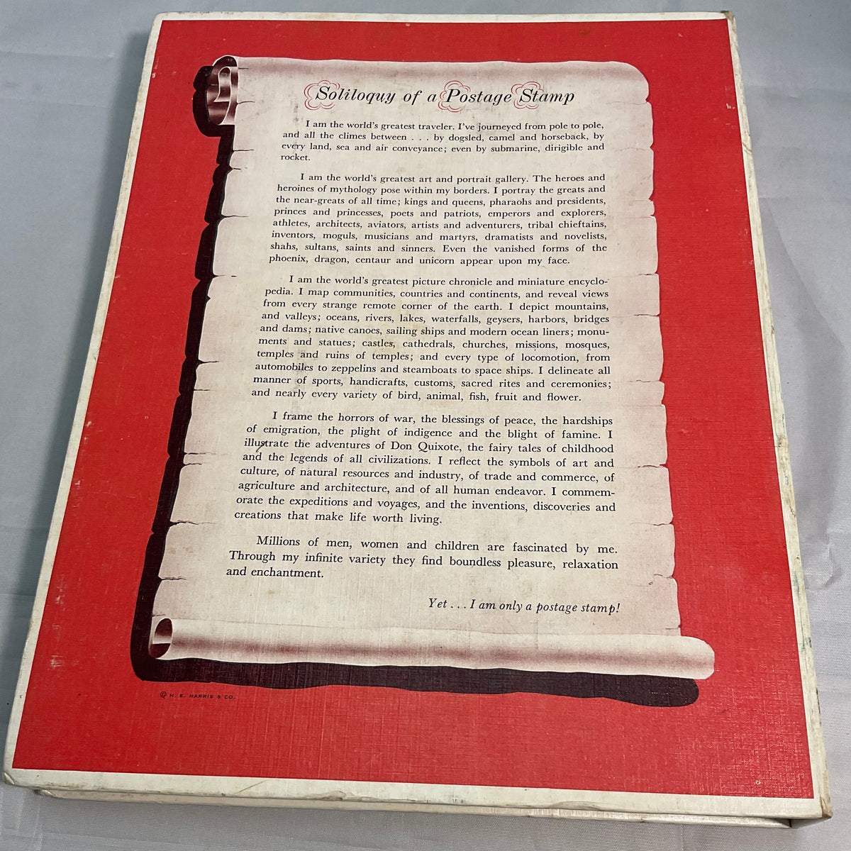Traveler Stamp Album for International Postage Stamp Collectors Partially Full Incomplete