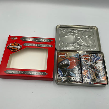 Harley Davidson Playing Cards Collectors Tin New Unopened