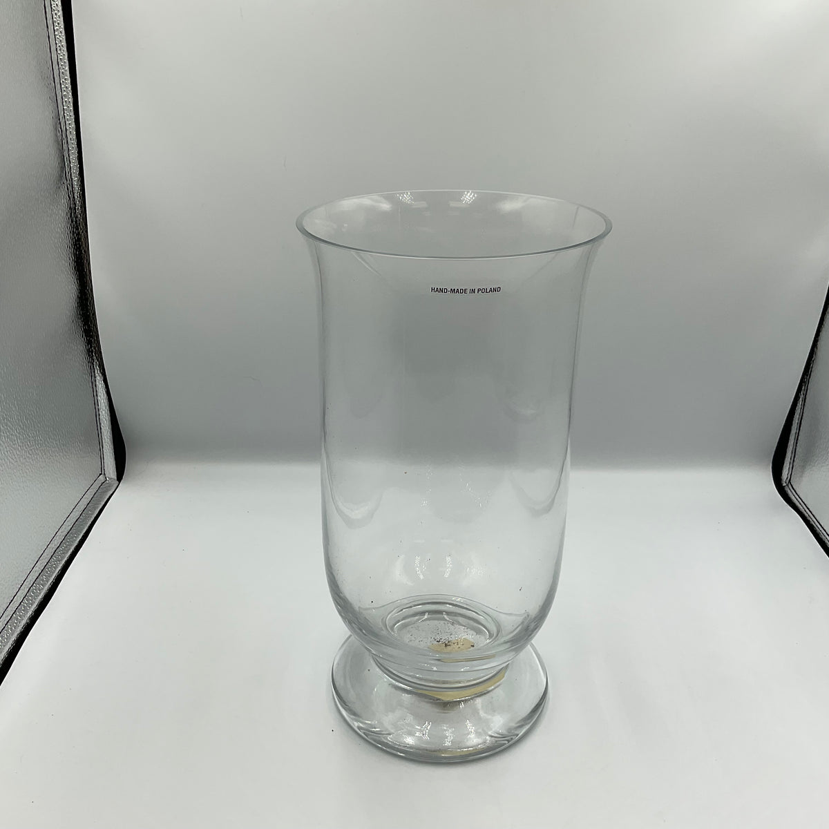 Glass Hurricane Vase