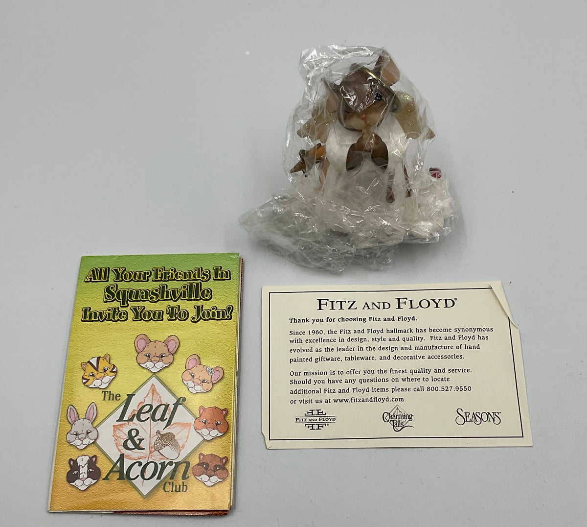 Collectible figurine kit from the Charming Tails collection by Fitz and Floyd