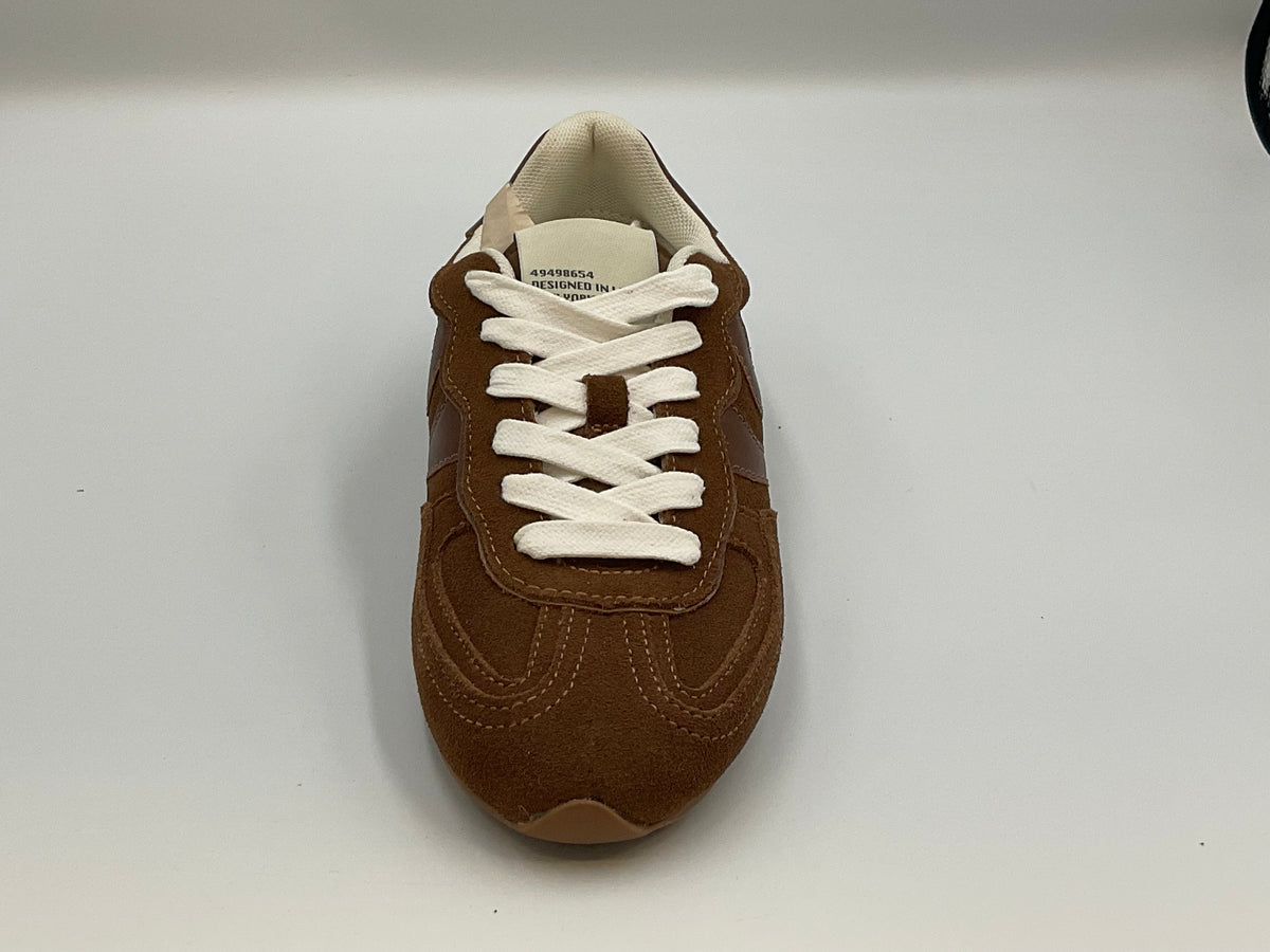 Steve Madden Abbi Chestnut Brown Suede Retro Shoes Size 8