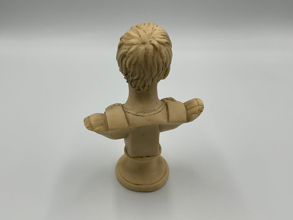 Replica Bust Augustus Caesar Figurine Miniature A.B Italy