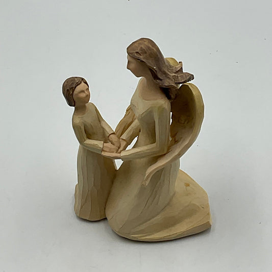 Guardian Angel With Child Figurine