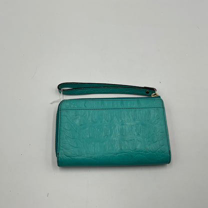 Kate Spade Teal and Beige Wallet
