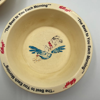 Vintage 1995 Kellogg’s Plastic Cereal Bowls Set of 4