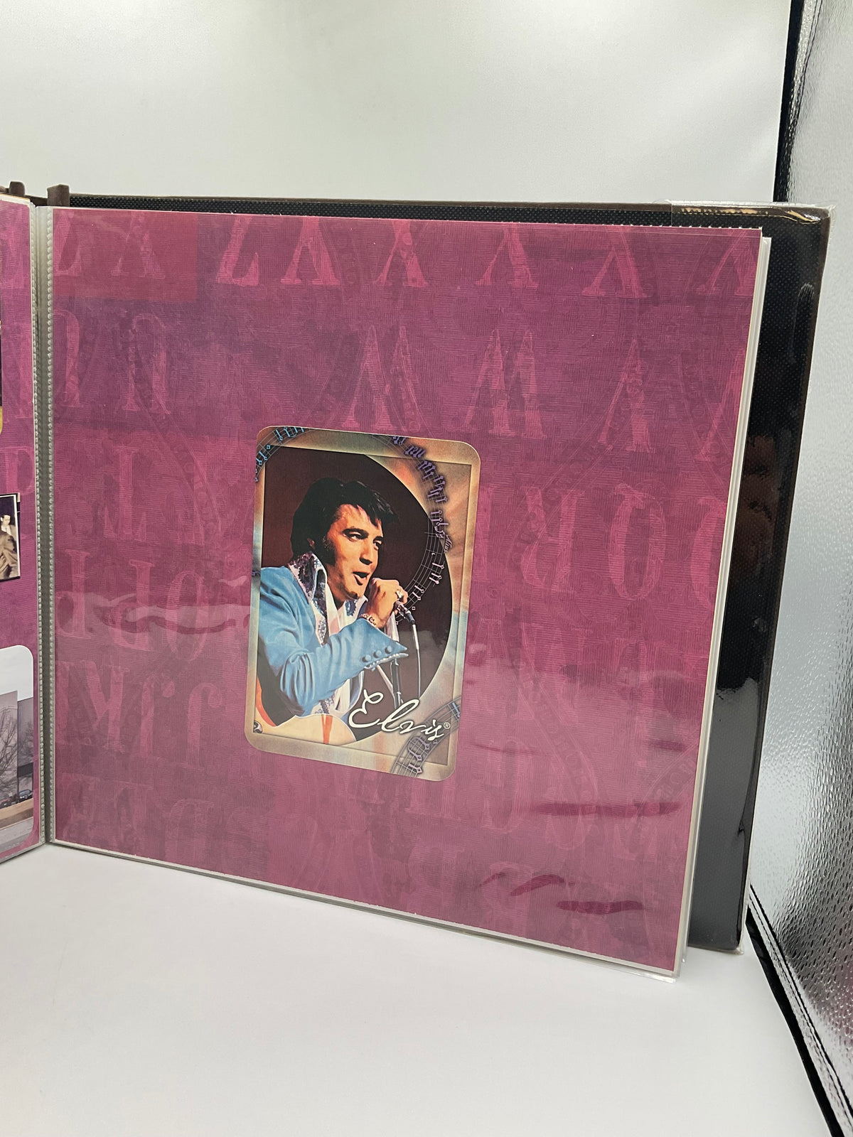 completed, vintage Graceland & Memphis vacation photo scrapbook