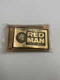 Red Man Chewing Tobacco Brass Belt Buckle Americas Best Chew