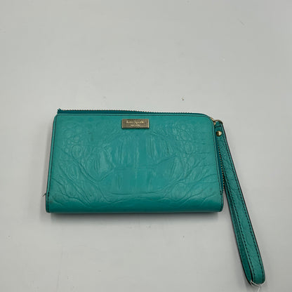 Kate Spade Teal and Beige Wallet