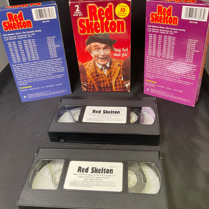 Red Skelton 2 Video Box Set VHS Tapes