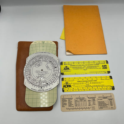 Kane MK-6 Dead Reckoning Computer Flight Plotter Set with Box and Manual