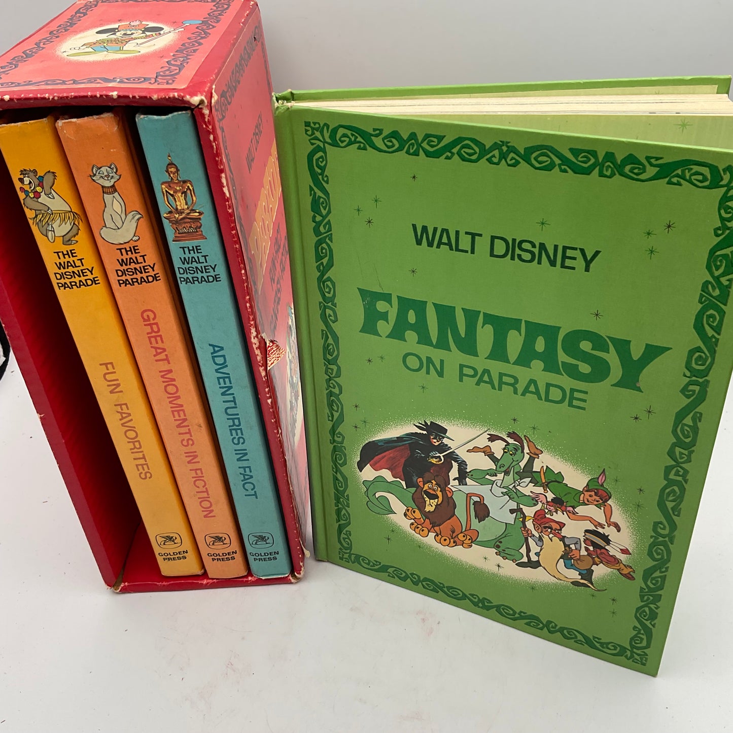 Walt Disney’s Parade set of 4 books Vintage 1970