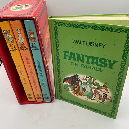 Walt Disney’s Parade set of 4 books Vintage 1970