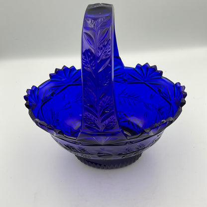 Kobalt Blue Glass Basket