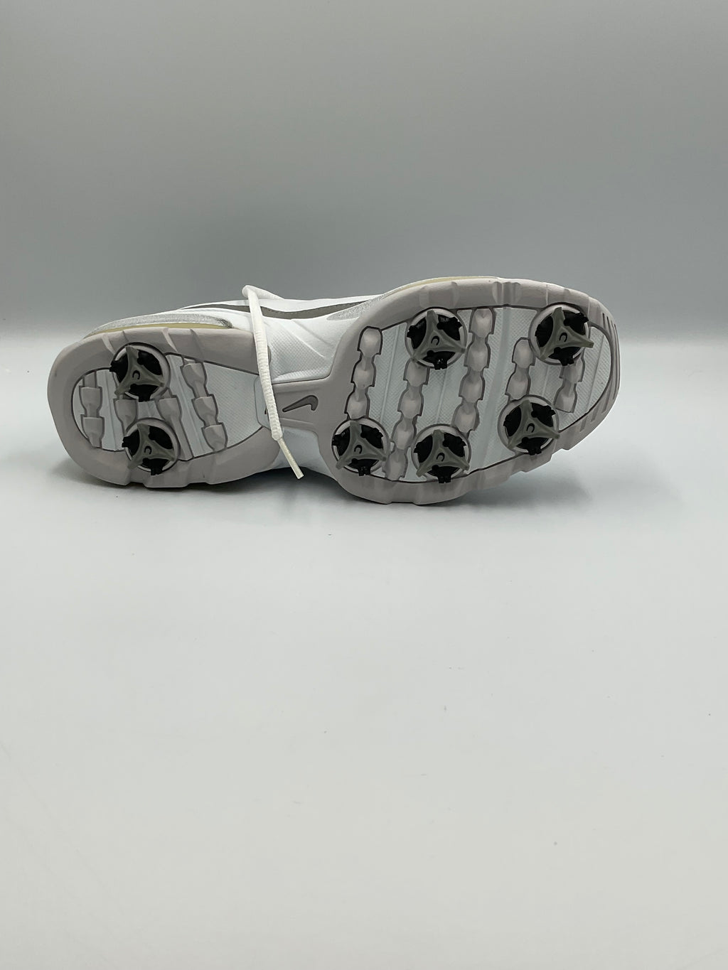 Nike WMNS Air Max Sport Plus Golf Shoes 307428-101 White Metallic Silver
