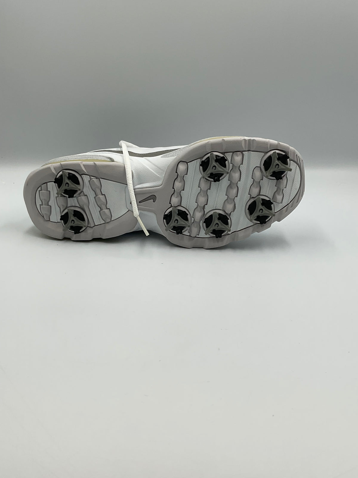 Nike WMNS Air Max Sport Plus Golf Shoes 307428-101 White Metallic Silver