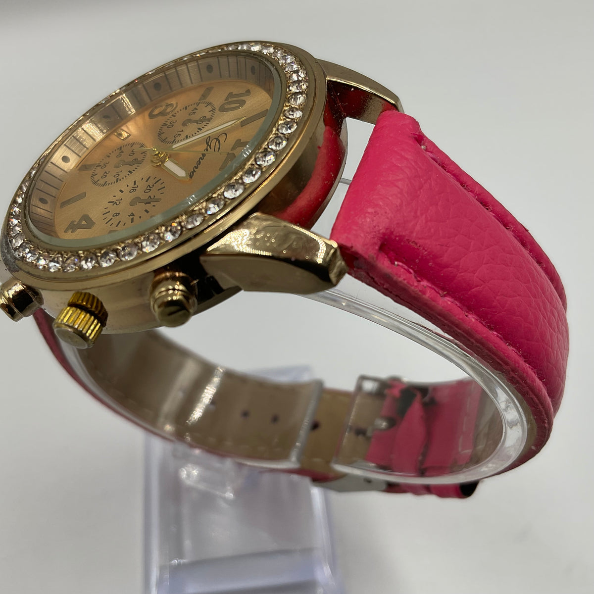 Geneva Gold-tone Women’s Chronograph Wristwatch