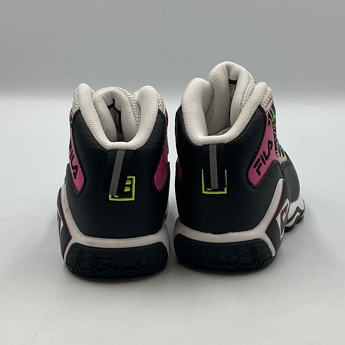 Fila MB Black Pink Yellow Girls Shoes Size 7 New with Tags