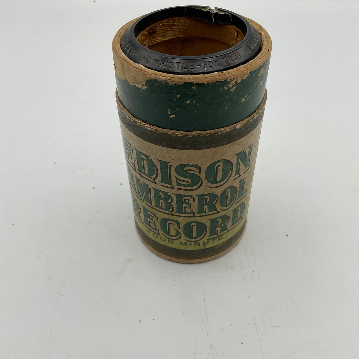 Vintage Edison Amberol Record