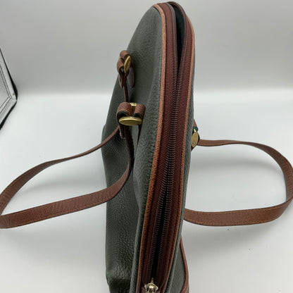 Liz Claiborne Green and Brown Large Purse