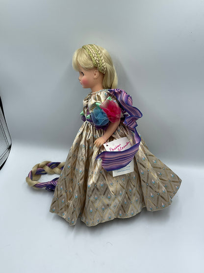 Vintage Madame Alexander Rapunzel and Mother Gothel Doll 14 inch with Long Braid Accessory