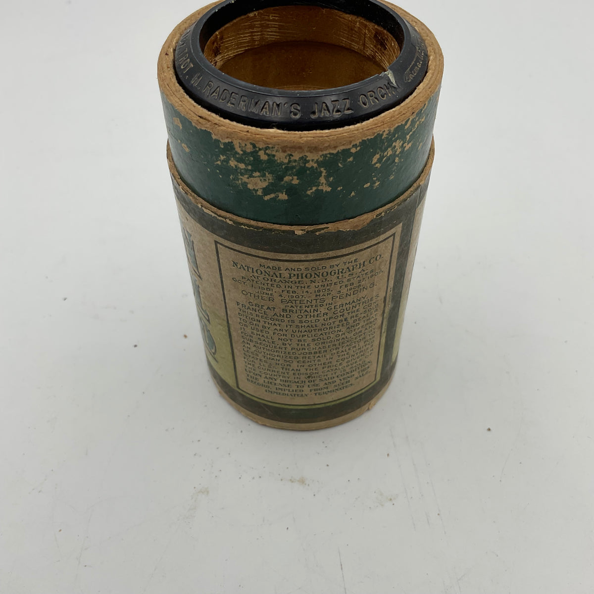 Vintage Edison Amberol Record
