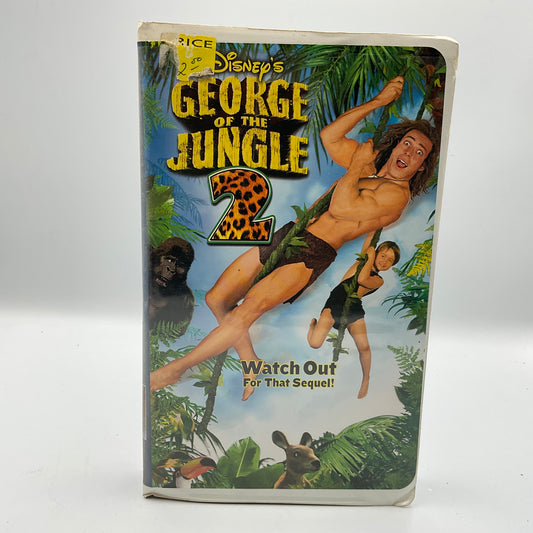 Disney’s George Of The Jungle 2 VHS Tape vintage 2003
