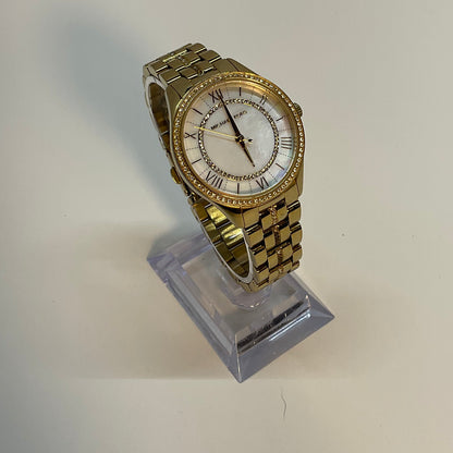 Michael Kors Mini Lauryn Pave Gold Tone Watch Model MK3899