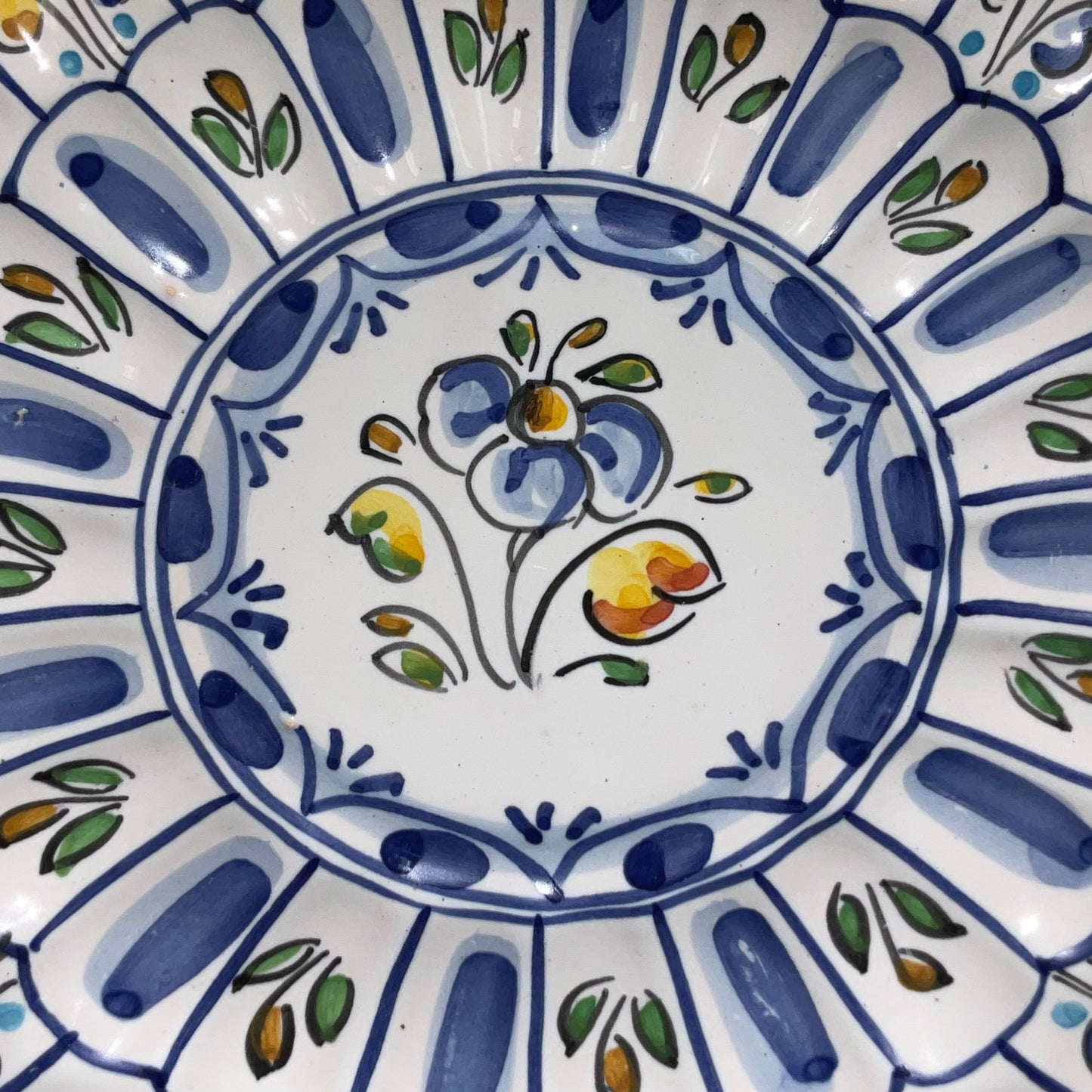 Talavera Spain Pottery Decorative Plate