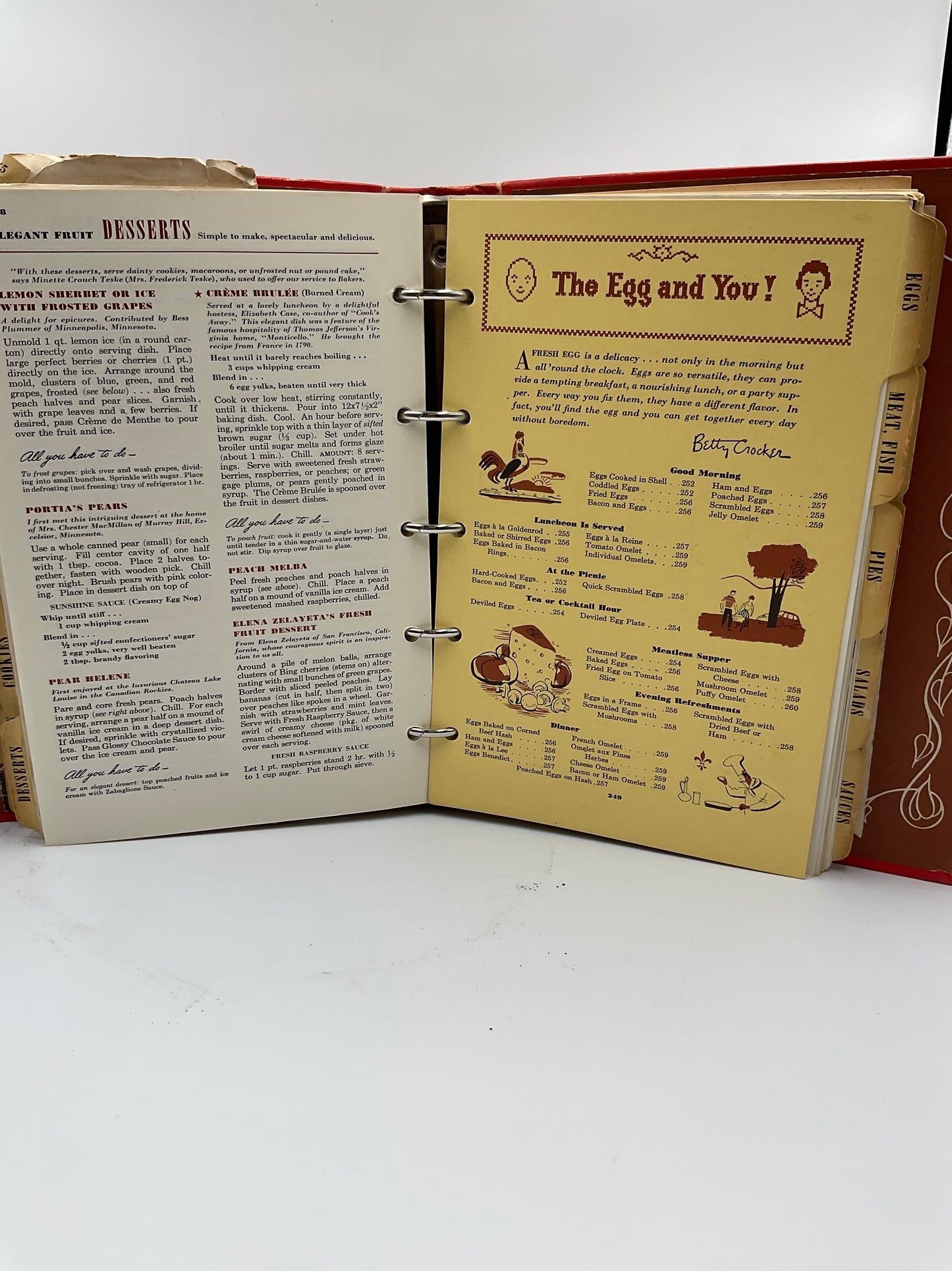 Vintage 1950  Betty Crocker’s Picture Cook Book First Edition Cookbook
