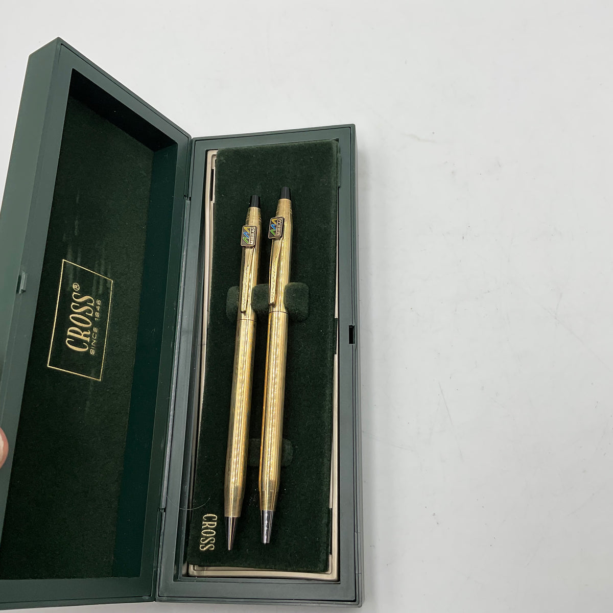 Vintage Cross Ball Point Pen Set In Original Box