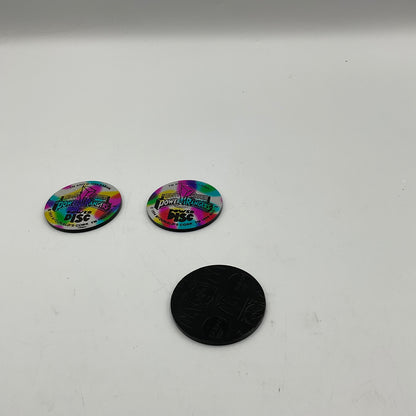 Set of 3 Vintage 1994 McDonald’s Mighty Morphin Power Rangers Pogs
