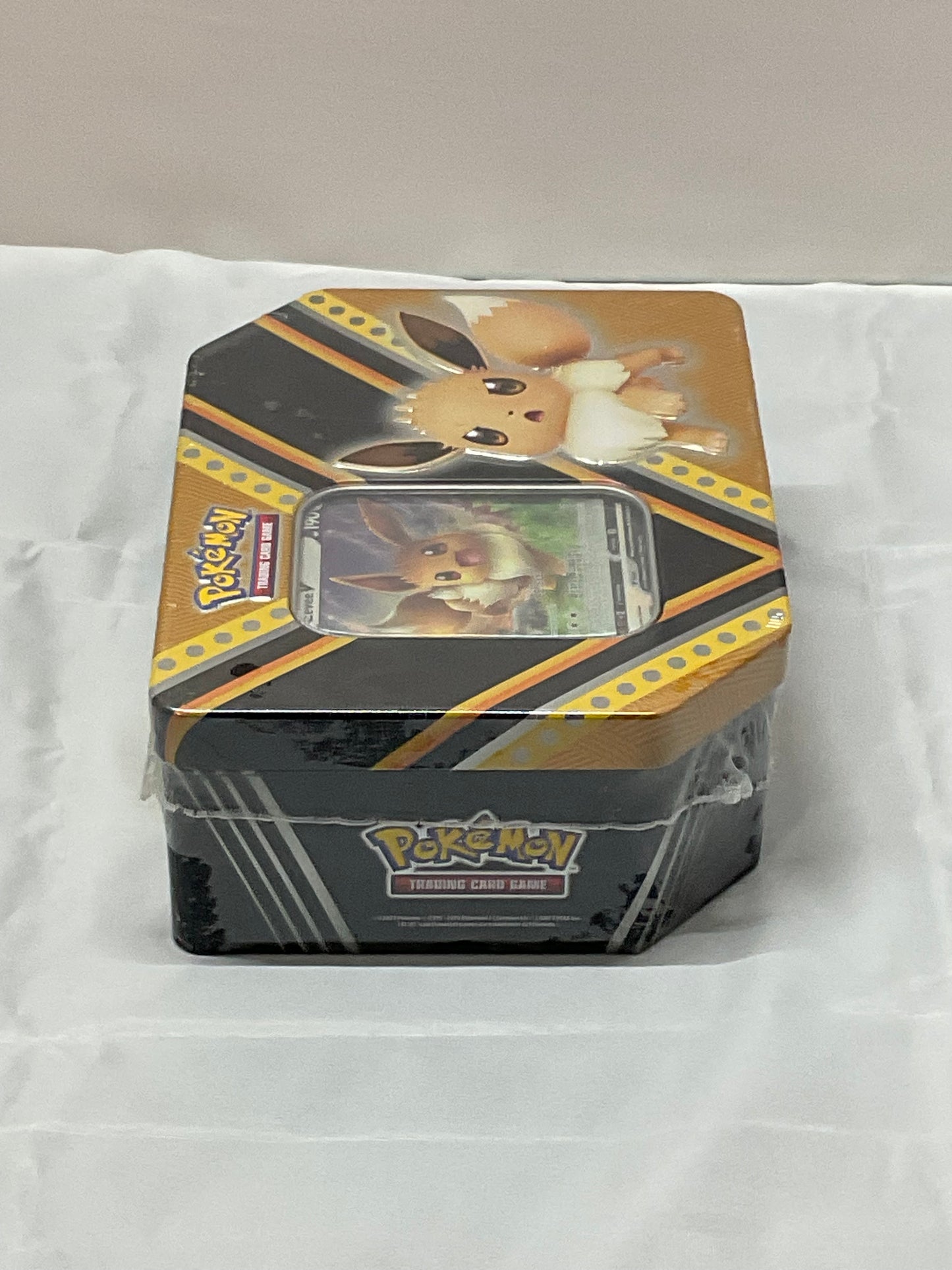 Pokemon Eevee V Powers TCG Tin 5 Booster Packs Rare Foil Trading Card Game New Factory Sealed