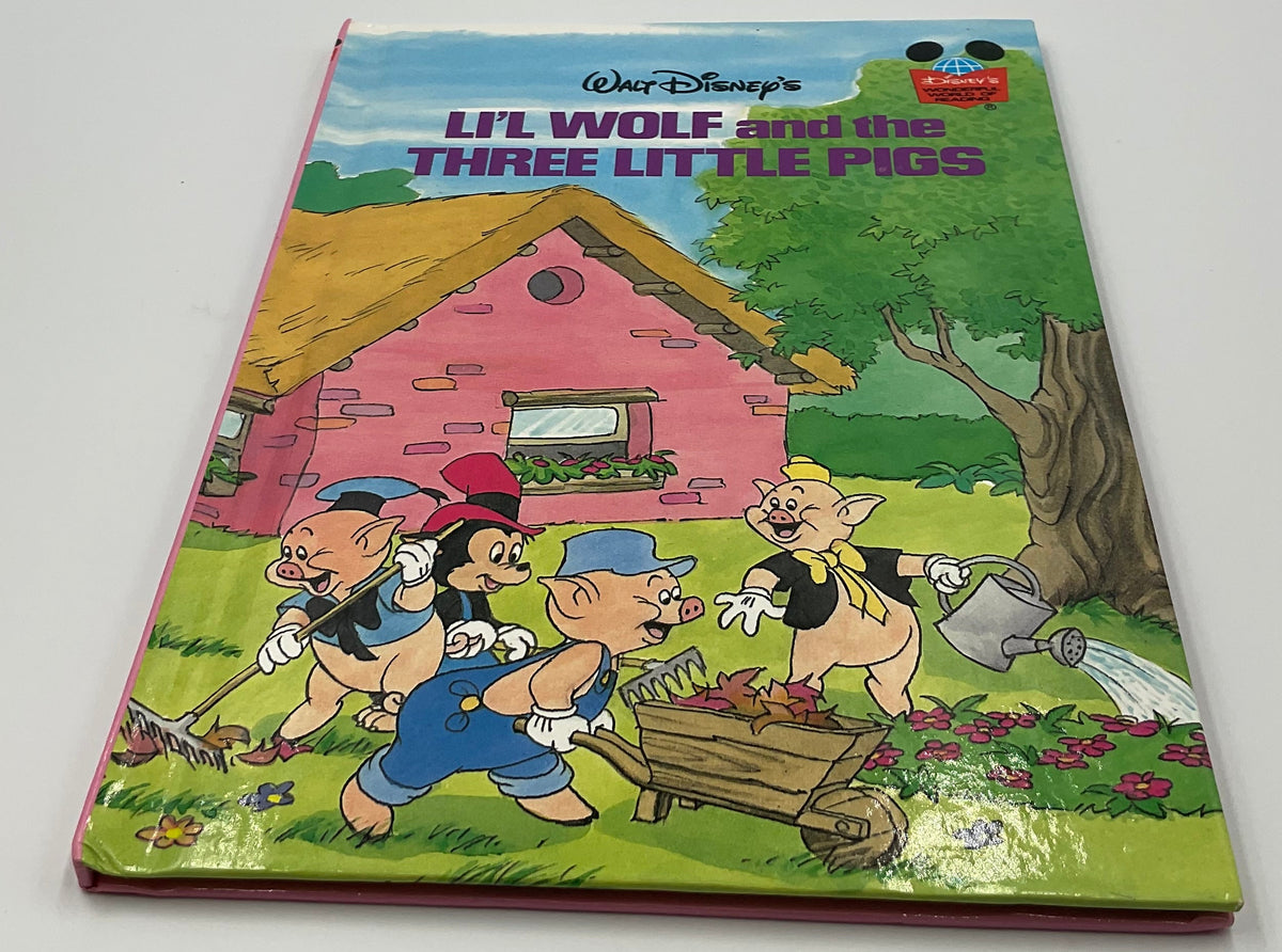 Li’l Wolf and the three little pigs children Disney’s book