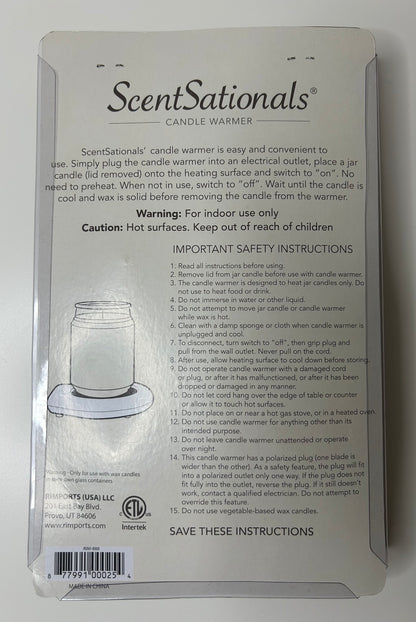 ScentSationals Electric Candle Warmer